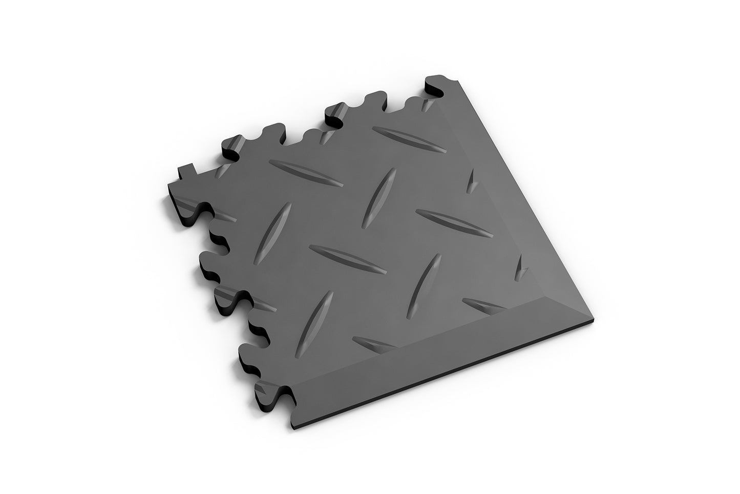 PVC Klickfliese Ecke Industry Leder-Optik