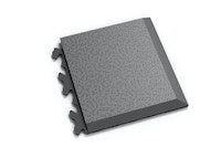 PVC Klickfliese Ecke Invisible Leder-Optik