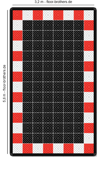 GRID Highlightflächen in 5,6 x 3,2 Meter