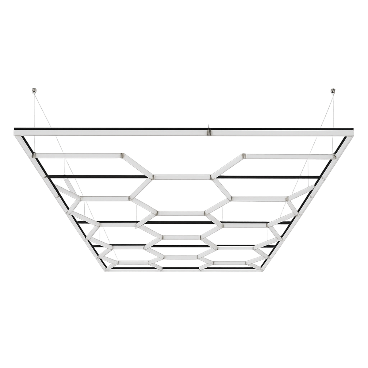 Aluminiumrahmen für Hexagon Deckenbeleuchtung zur Stabilität Black Edition
