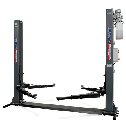 2 Säulen Hebebühne Weber Profi Serie 4.2G mit Grundrahmen