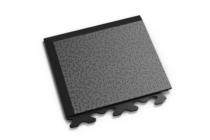 PVC Klickfliese Ecke Invisible Leder-Optik