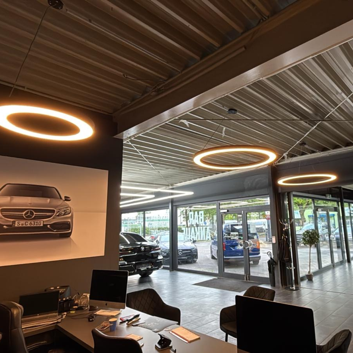 LED ceiling lighting Hexagon