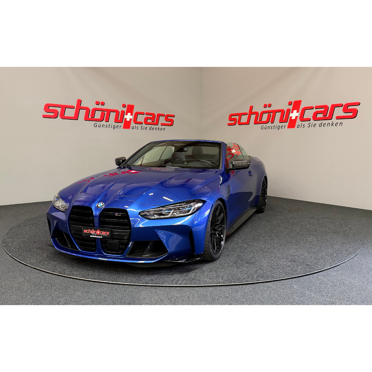 Ultra-flat car turntable for showrooms, car dealerships, etc.