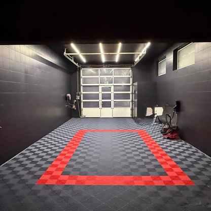 Klickfliesen GRID (belüftet) für Garage, Werkstatt und vieles mehr