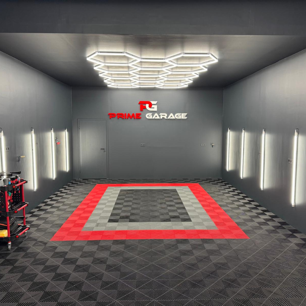 Klickfliesen GRID für Garage, Werkstatt und vieles mehr