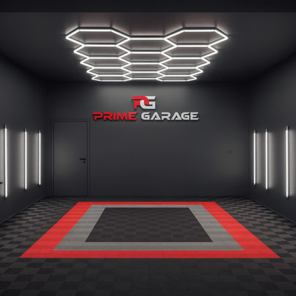 Klickfliesen GRID (belüftet) für Garage, Werkstatt und vieles mehr