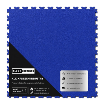 PVC Klickfliese INDUSTRY 7mm für industriellen Einsatz - Anti-Rutsch-Profil