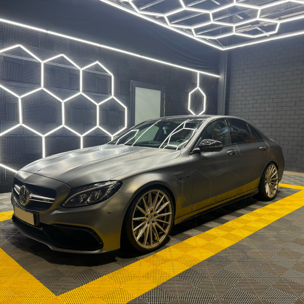 Hexagonal LED ceiling light without LED frame + aluminum frame