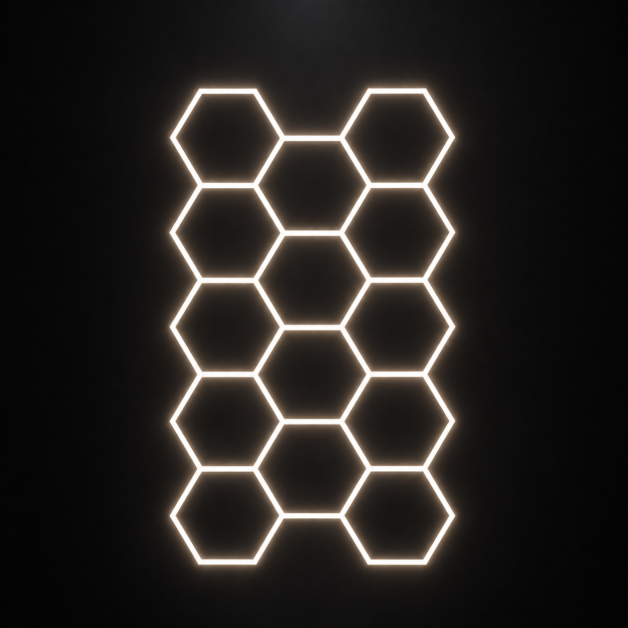 LED Deckenbeleuchtung Hexagon 4000k Neutralweiß