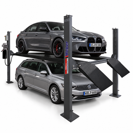 Mobile 4 Säulen Parkhebebühne Weber Profi Serie Autolift 3.6