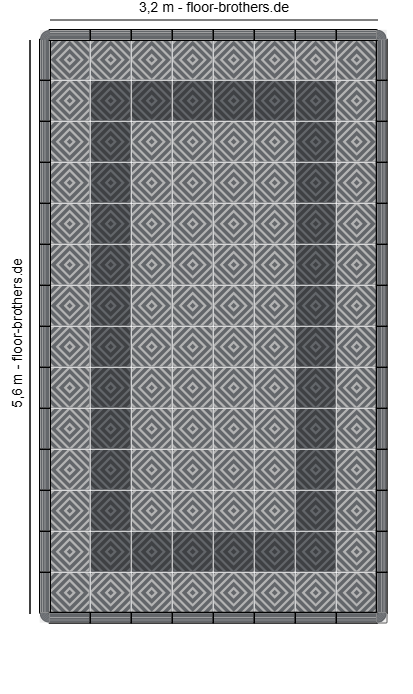 Highlightflächen in 5,6 x 3,2 Meter