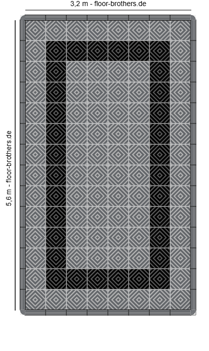 Highlightflächen in 5,6 x 3,2 Meter