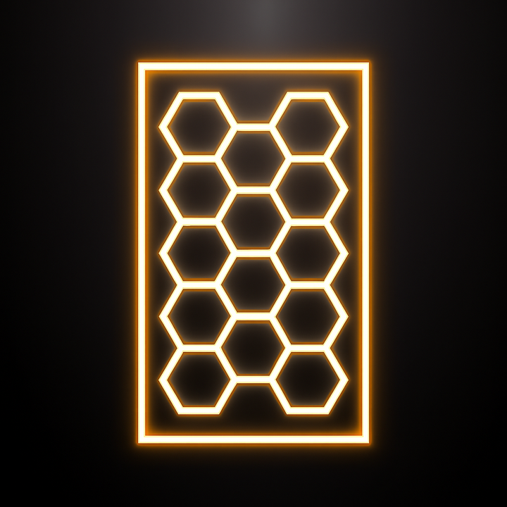 LED Deckenbeleuchtung Hexagon 4000k Warmweiß main image 1