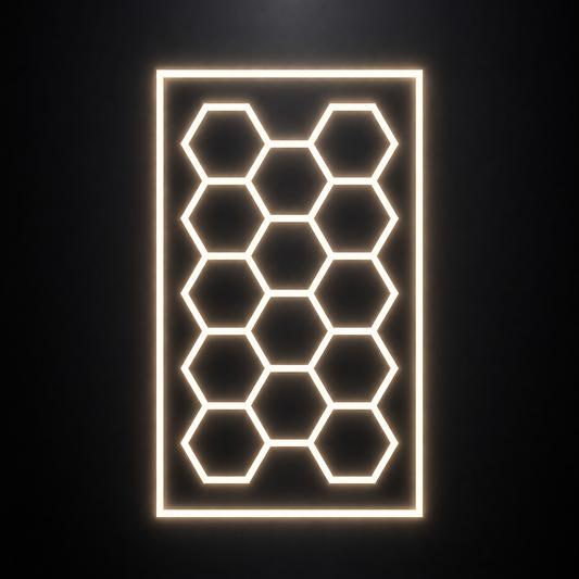 LED Deckenbeleuchtung Hexagon 4000k Neutralweiß