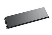 PVC Klickfliese Seitenteil Invisible Leder-Optik