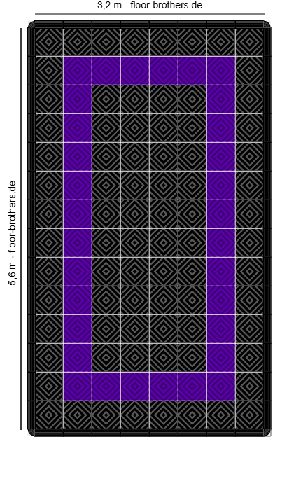 Highlightflächen in 5,6 x 3,2 Meter