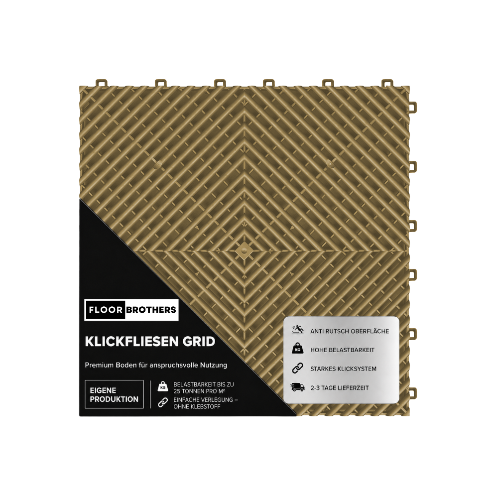 GRID click tiles for garage, workshop and much more