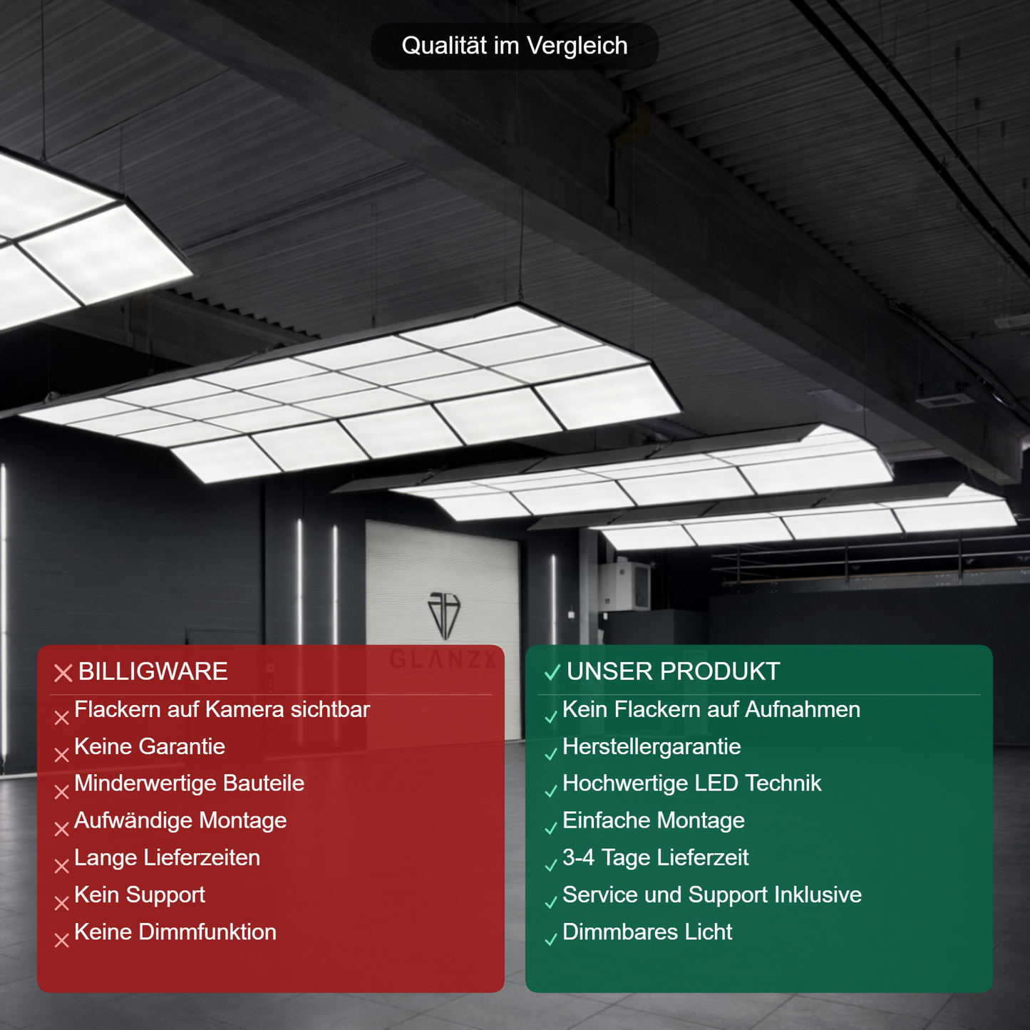 LED ceiling lighting Hexagon