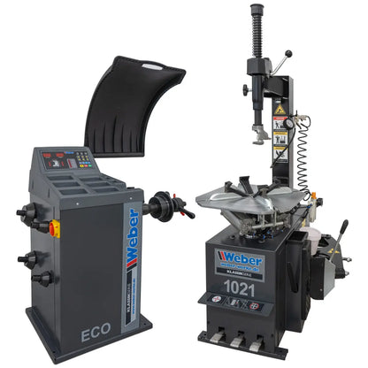 PKW Reifenmontiermaschine 1021 und Radwuchtmaschine "ECO"