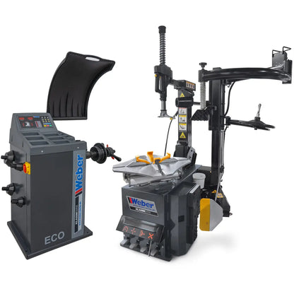 PKW Reifenmontiermaschine H-1024 und Radwuchtmaschine "ECO" inkl. Hilfsmontagearm rechts