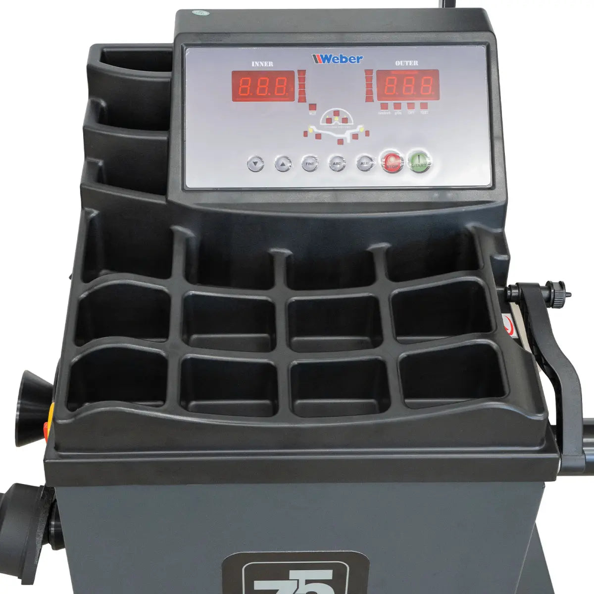 PKW Reifenmontiermaschine Weber STM-75 und Radwuchtmaschine STW-75 inkl. Hilfsmontagearm rechts