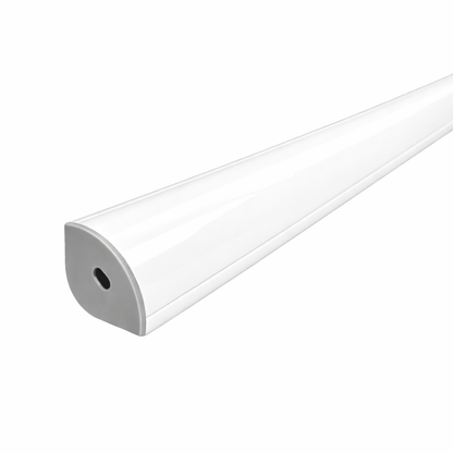 1,5 Meter Sockelleiste eloxiert mit LED Option für Garagen usw.