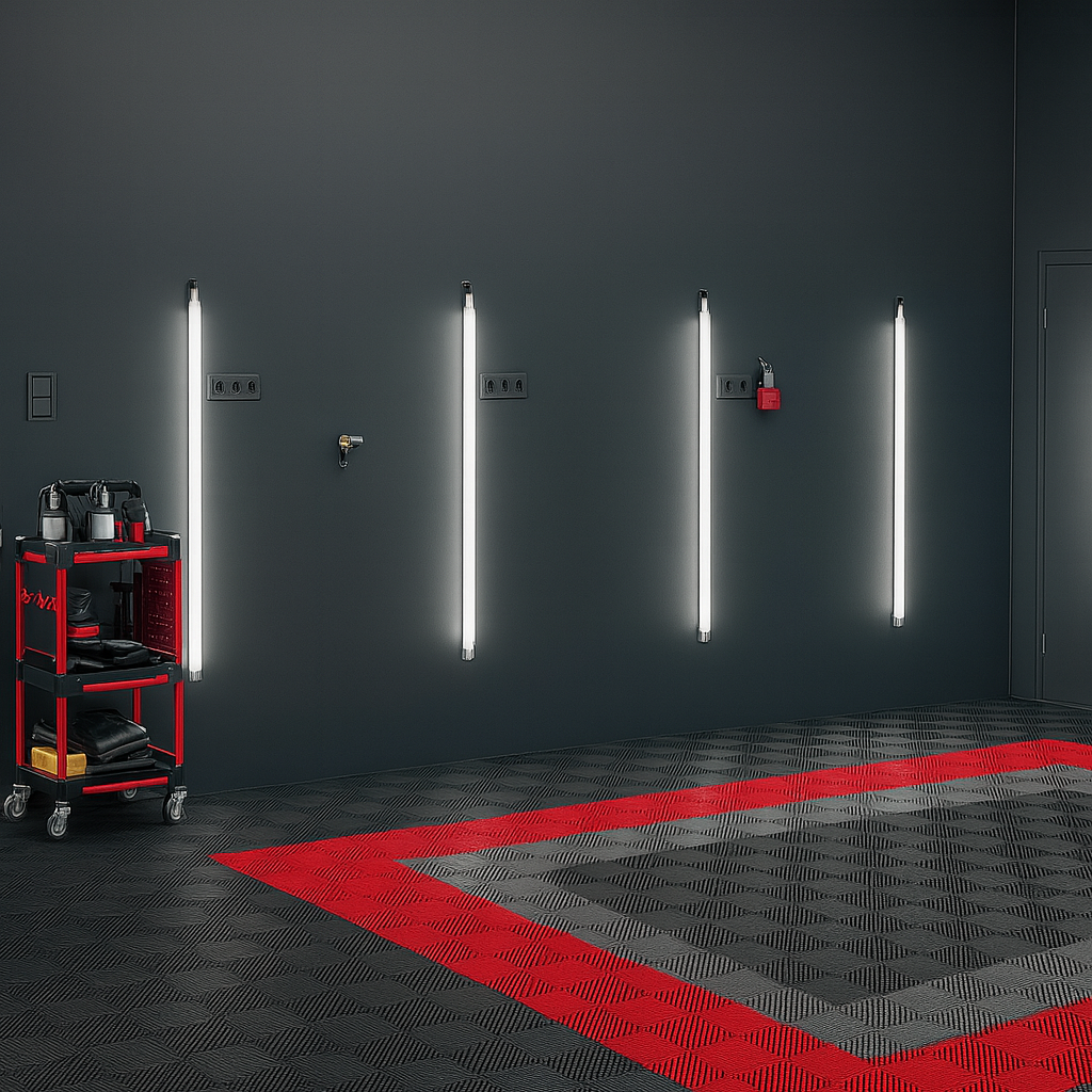 LED Stangen 120cm LED Strebe für Aufbereitung, Detailing und Garagen