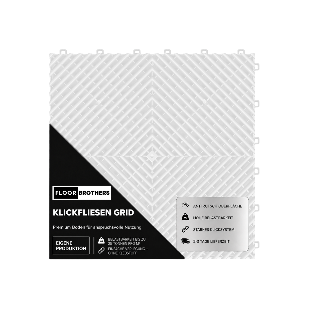 GRID click tiles for garage, workshop and much more
